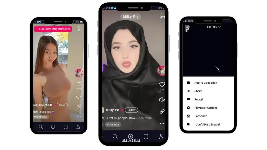 Pengenalan tiktok 18+ apk untuk ios
